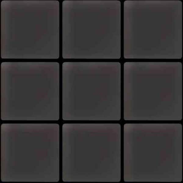 Ash Gray 4 in. x 5 in. Matte Finished Glass Mosaic Tile Sample (0.13 sq. ft./Piece)