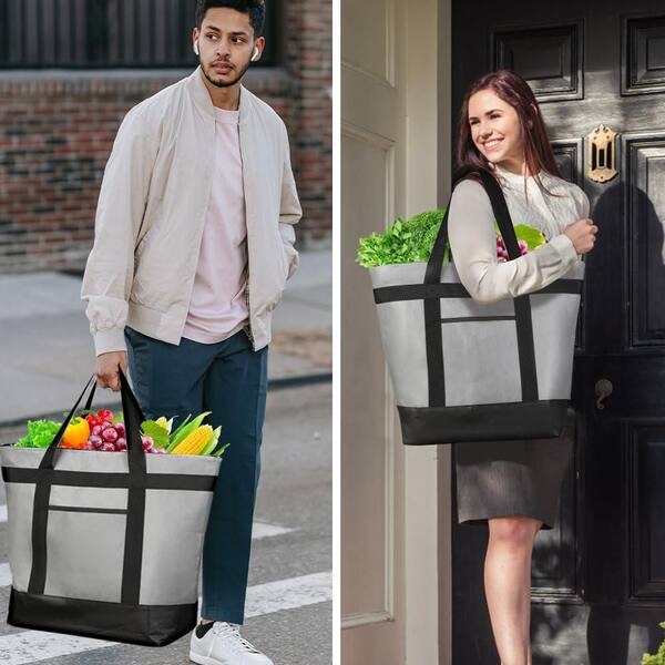 Misopily 41 qt. Reusable Insulated Tote Bag Cooler for Grocery