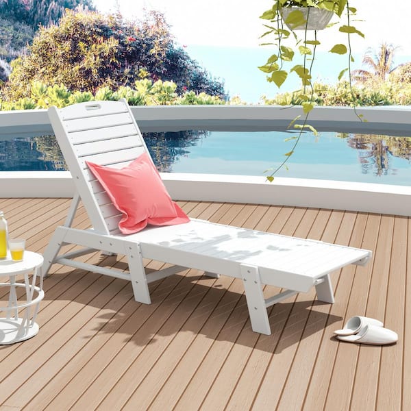 WESTIN OUTDOOR Laguna White Fade Resistant HDPE All Weather