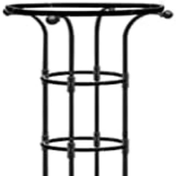 73 in. Metal PE Coated Vertical Obelisk Trellis for Climbing Plants