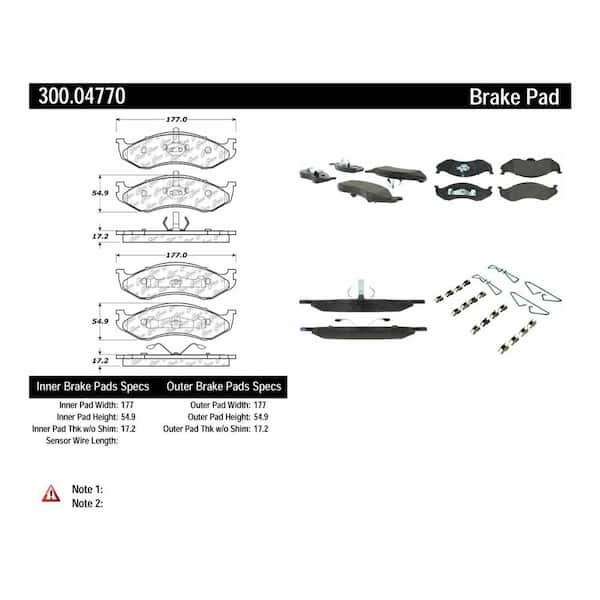 Centric Parts Disc Brake Pad Set