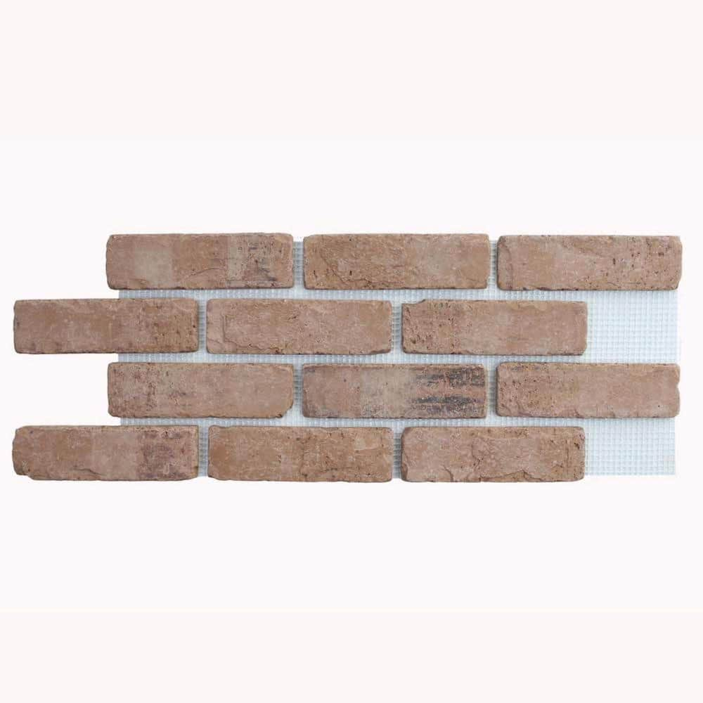 Old Mill Brick 28 in. x 10.5 in. x 0.5 in. Brickwebb Artisan Paintable ...