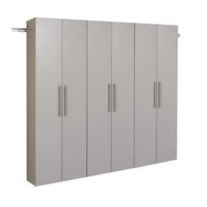 HangUps 3-Piece Composite Garage Storage System in Light Gray (72 in. W x 72 in. H x 12 in. D)
