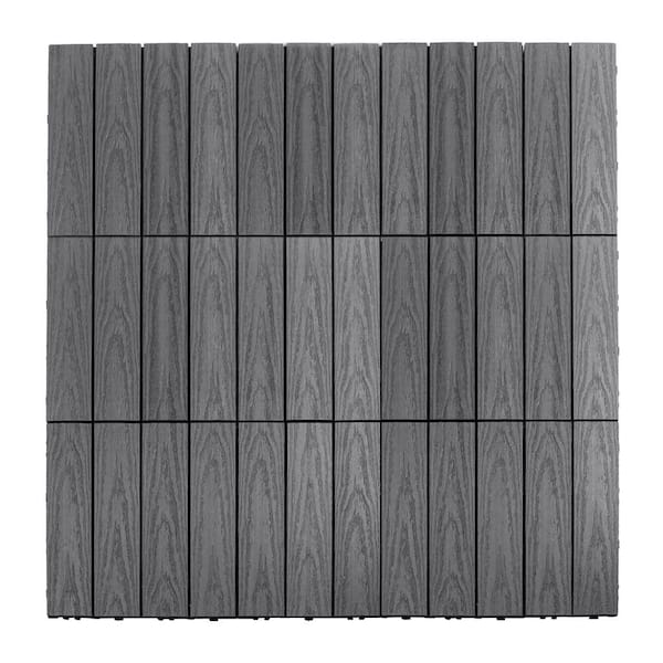 NewTechWood UltraShield Naturale 1 ft. x 1 ft. Quick Deck Outdoor