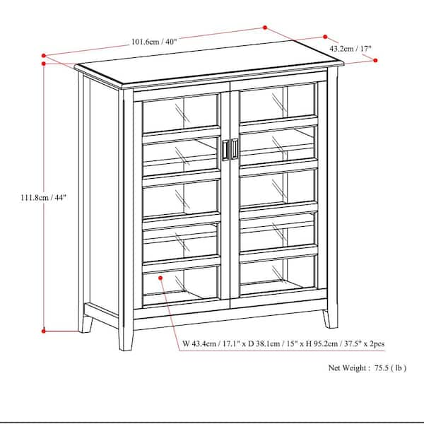 Tobacco Pipe Display Cabinet Solid Oak 24 36 or 48 