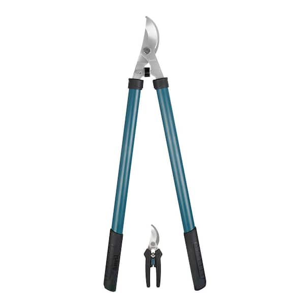 Anvil 2-Piece Garden Tool Set, 28 in. Bypass Lopper and 2.04 in. Pruning Shears