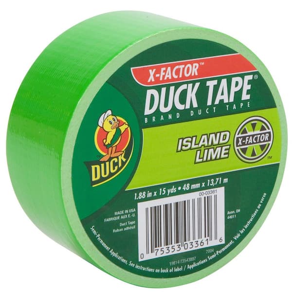 Duck 1.88 in. x 15 yds. All Purpose Duct Tape Island Green (6-Pack)