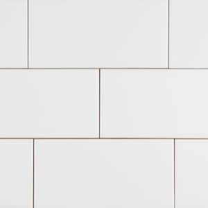 White Glossy 3 in. x 6 in. Ceramic Wall Tile (10.65 sq. ft. / case)