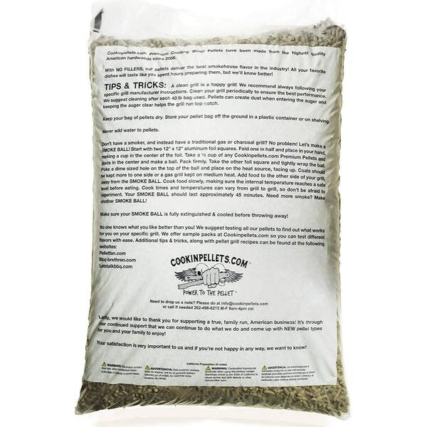 40 lbs x 2 2-Pack North American 80 lbs BBQ Wood Pellets Competition Blend 