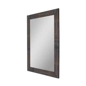 Iron Age 29.75 in. x 41.75 in. Industrial Rectangle Framed Copper Decorative Mirror