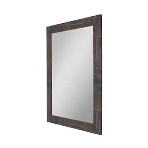 Iron Age 25.75 in. x 25.75 in. Industrial Square Framed Copper Decorative Mirror