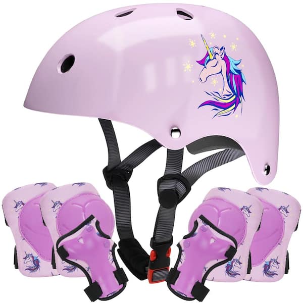bike helmet and knee pads Safety Cycling Protective Gear Set: + (Included) Helmets are more than an accessory LOKWT 7-in-1 Kids Helmet and
