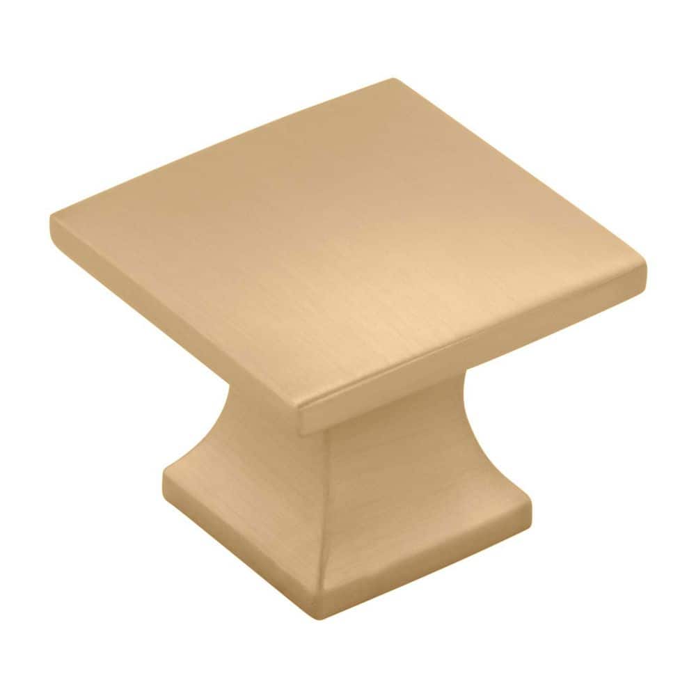 Studio Collection Knob 1-1/4 in. Satin Champagne Bronze Square Cabinet Knob (10-Pack) price history on PriceWatchPro