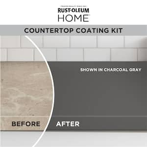 1 qt. Charcoal Gray Satin Interior Countertop Paint Kit