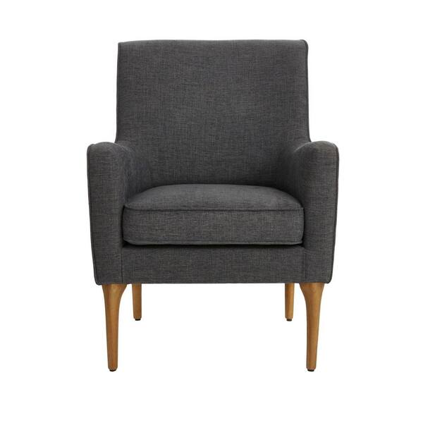 Home Decorators Collection Greenlee Charcoal Upholstered Accent Chair 172 - Home Decorators Collection Chairs