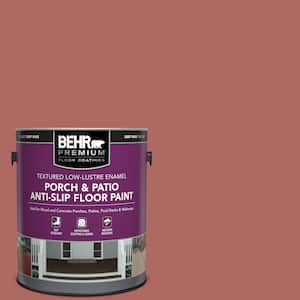 1 gal. #PPU2-13 Colonial Brick Textured Low-Lustre Enamel Interior/Exterior Porch and Patio Anti-Slip Floor Paint