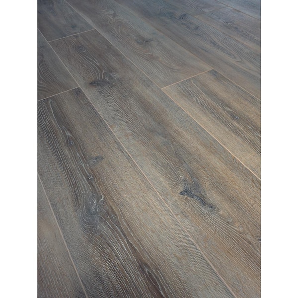 Home Decorators Collection Take Home Sample - EIR Venbrook Oak Laminate Flooring - 5 in. x 7 in.