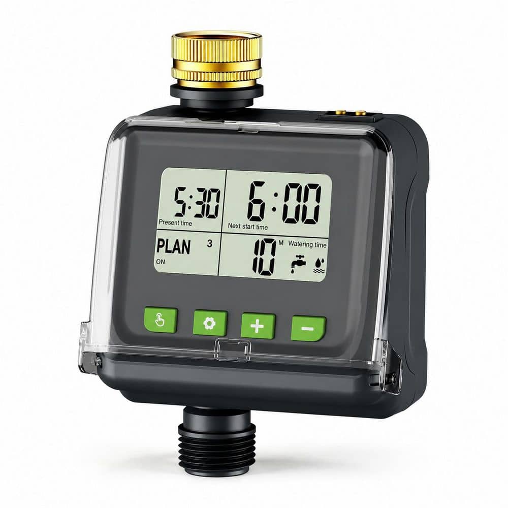 Programmable Sprinkler Timer with Brass Inlet, Rain Delay, Manual Watering, 3 Plans for Lawn, Yard, Garden price history on PriceWatchPro