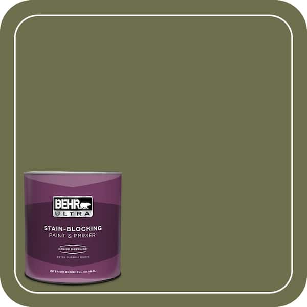 BEHR ULTRA 1 qt. #S370-7 Outdoor Oasis Extra Durable Eggshell Enamel Interior Paint & Primer