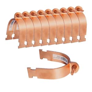 1/2 in. Copper Epoxy Coated Steel Strut Clamp (10-Pack)