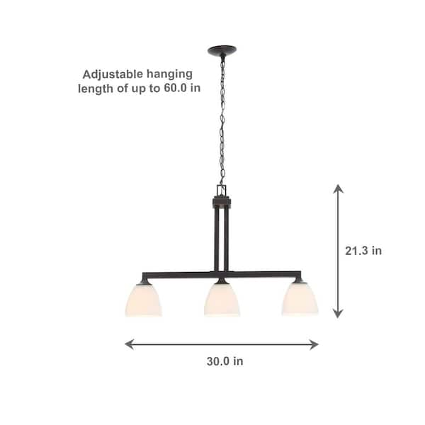 oil rubbed bronze island light fixture