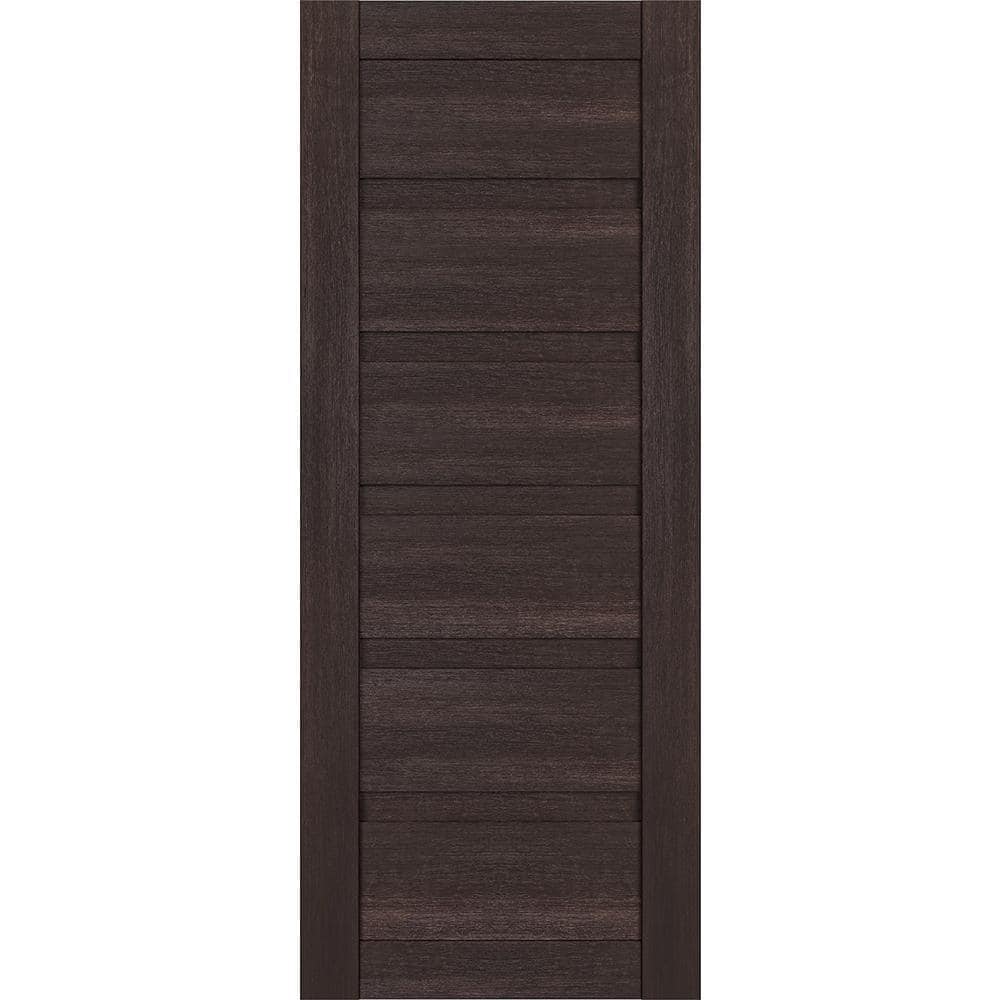 Belldinni Louver 24 In. X 83.25 In. No Bore Solid Core Veralinga Oak ...