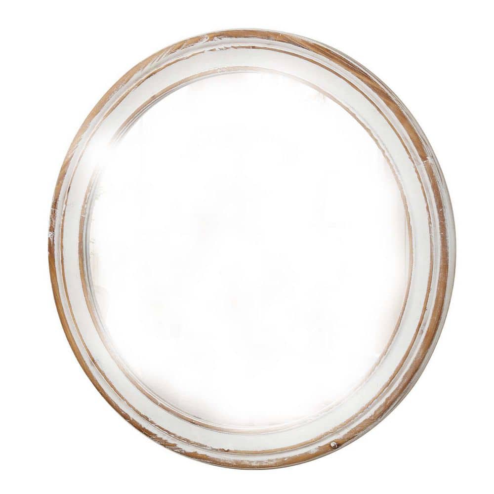 24 in. W x 24 in. H Round Wall Mirror Farmhouse Circle Mirror Vanity Mirror