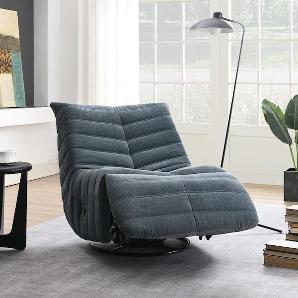 Talmon Shadow Chenille Glider Recliner with Swivel