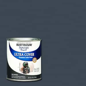 32 oz. Ultra Cover Gloss Dark Gray General Purpose Paint (Case of 2)