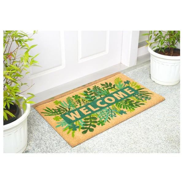 A1 Home Collections A1HC Cat Tail Welcome Copper 18 in x 30 in Welcome Door  Mats for Outdoor Entrance Non-Slip Backing Rubber Mat A1HOME200043NW - The  Home Depot