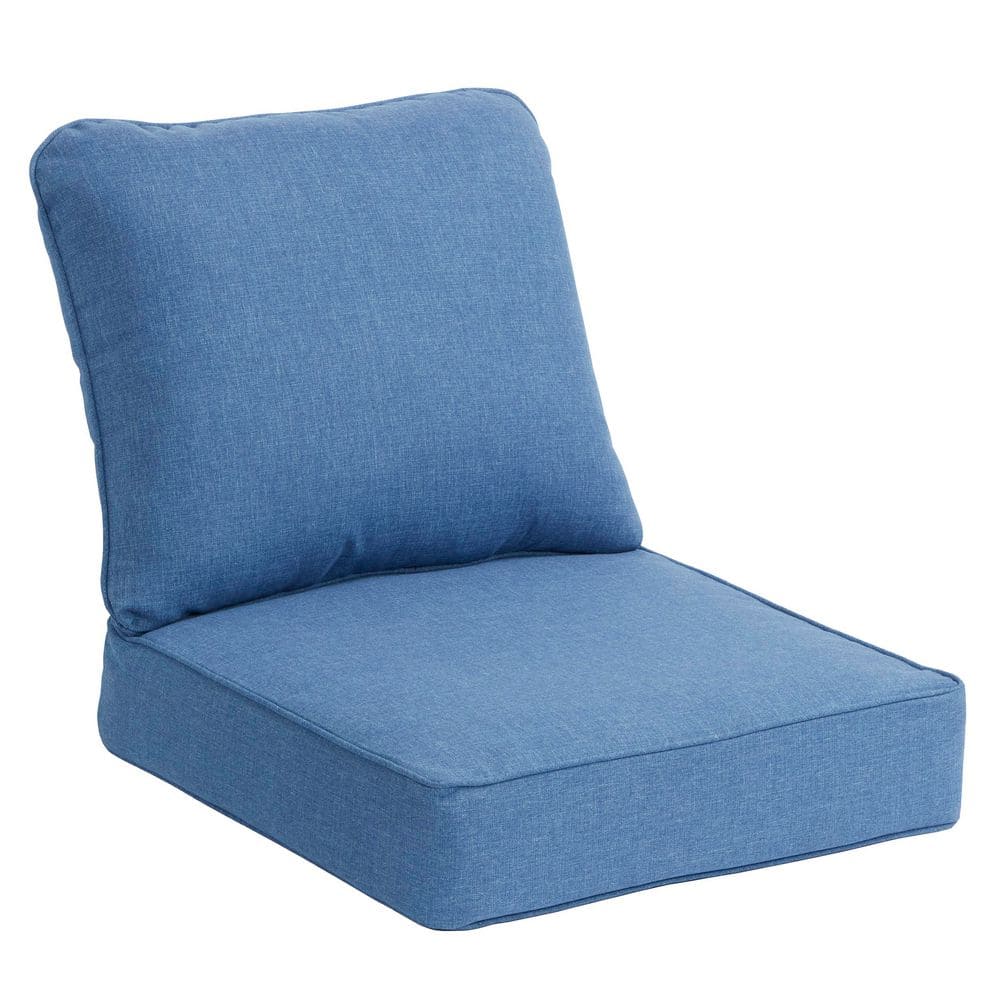 22 in. x 24 in. 2-Piece CushionGuard Deep Seating Outdoor Lounge Chair Cushion-Lake Blue price history on PriceWatchPro