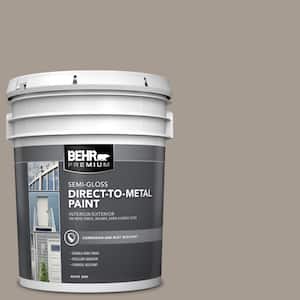 5 gal. #N200-4 Rustic Taupe Semi-Gloss Direct to Metal Interior/Exterior Paint
