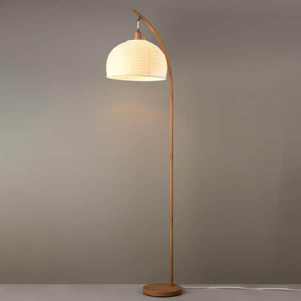 Novogratz x Globe Electric 70 in. Wood-Tone Finish Floor