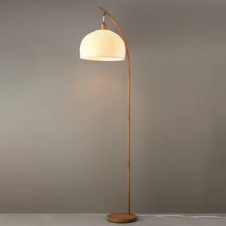 Globe Electric Lampada Da Terra Holden 70 Cm, Acciaio Spazzolato, Interruttore A Pedale – Design Minimalista Scandinavo