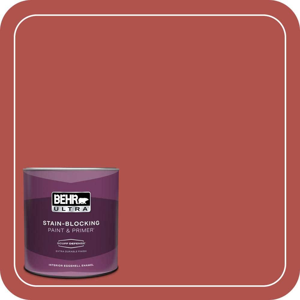 1 qt. #BIC-48 Fortune Red Extra Durable Eggshell Enamel Interior Paint & Primer price history on PriceWatchPro