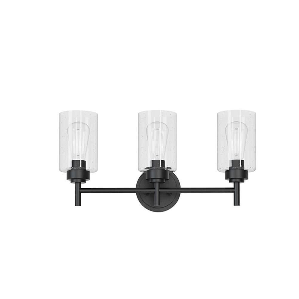 Wexton 20 in. Plug and Play 3-Light Black Vanity Light with SkyPlug price history on PriceWatchPro
