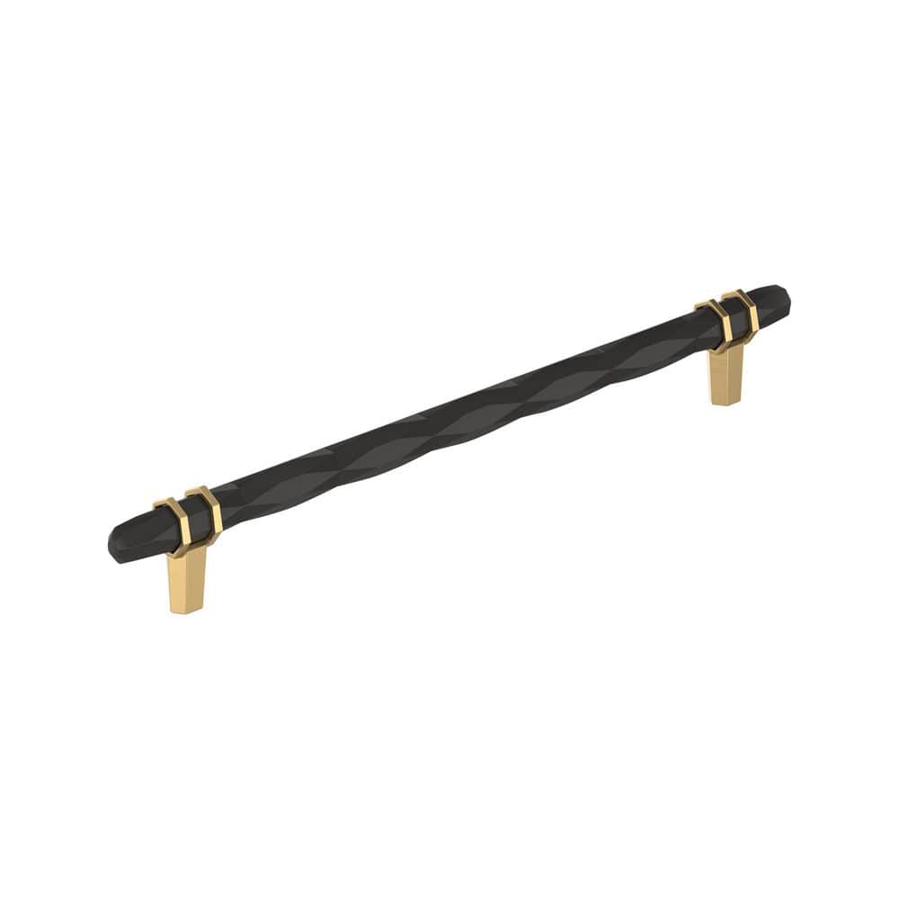London 10-1/16 in. (256mm) Center-to-Center Modern Black Bronze/Champagne Bronze Bar Cabinet Pull price history on PriceWatchPro