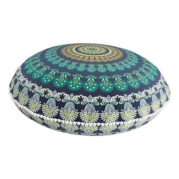Meditation Outdoor Bolster Floor Pillow (Set of 2)