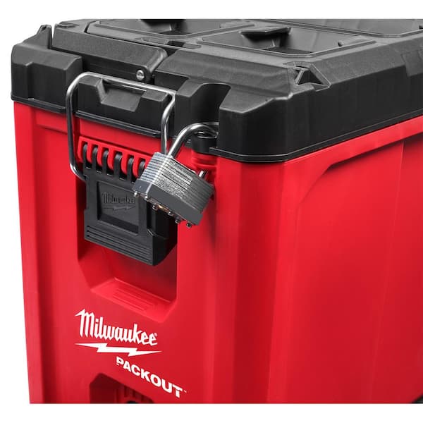 Milwaukee - PACKOUT 10 in. Compact Portable Tool Box with Adjustable Dividers and Interior Storage Tray