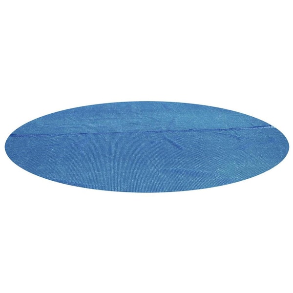 Bestway Flowclear 15 ft. x 15 ft. Round Blue Plastic Above Ground Solar Pool Cover