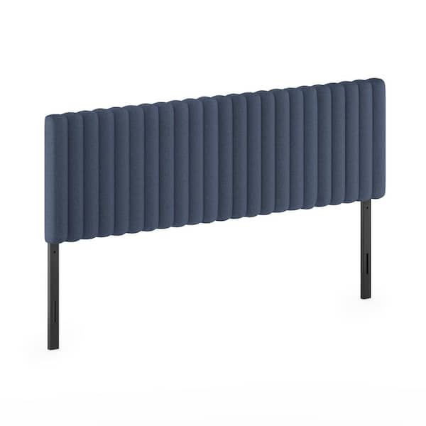 Furinno Roanne Upholstered King Denim Tufted Headboard