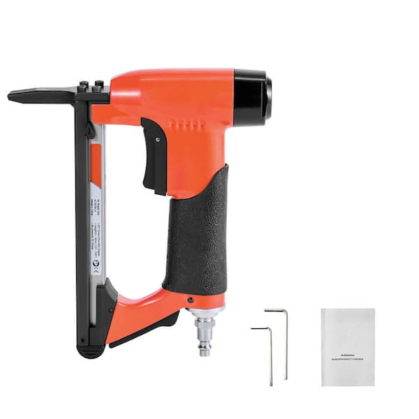 Pneumatic Staple Gun, 21 Gauge Long-Nose, 80 Series Staples, 1/2-in. Crown, 1/4-5/8 in. Length, Max 150PCS, Upholstery