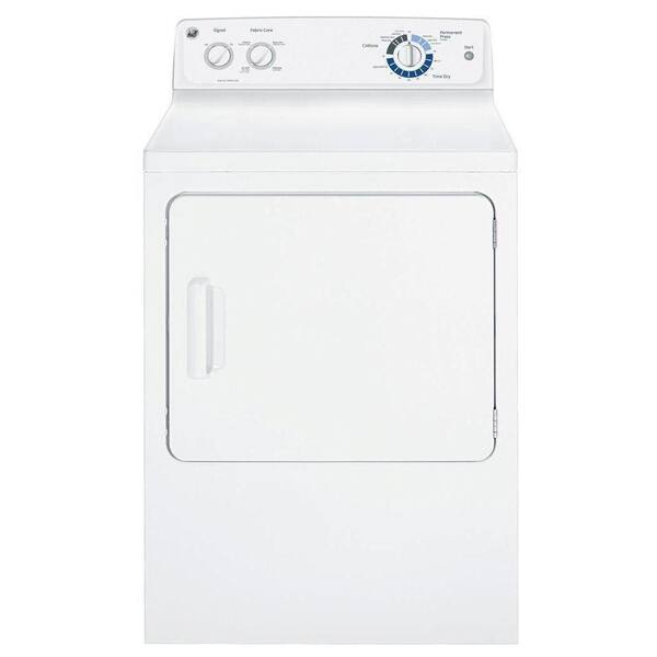 GE 6.0 cu. ft. Electric Dryer in White