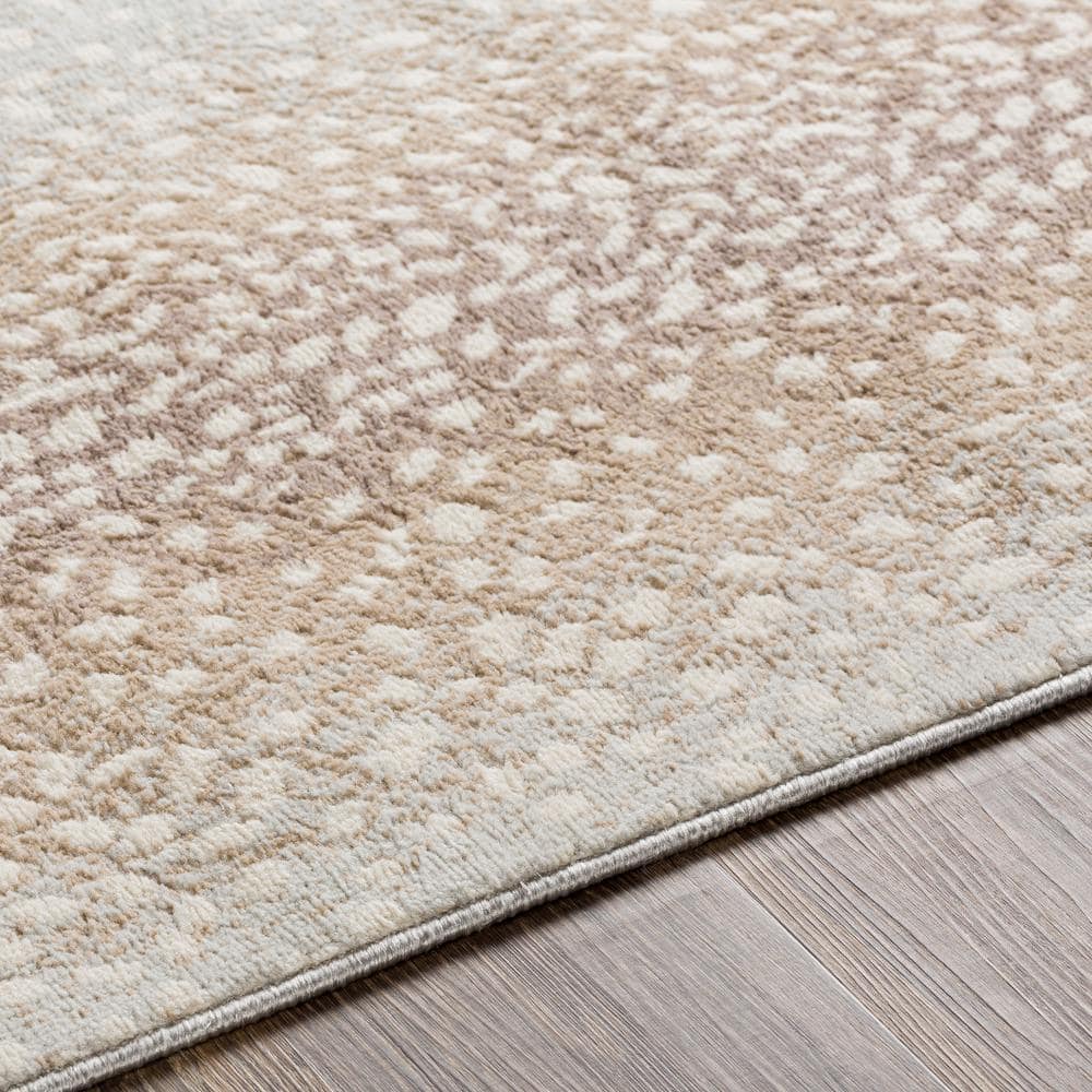 Pablo Camel and Light Gray Antelope Print Area Rug