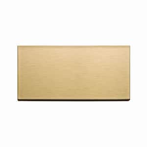Long Grain 6 in. x 3 in. Brushed Champagne Metal Decorative Wall Tile (8-Pack)