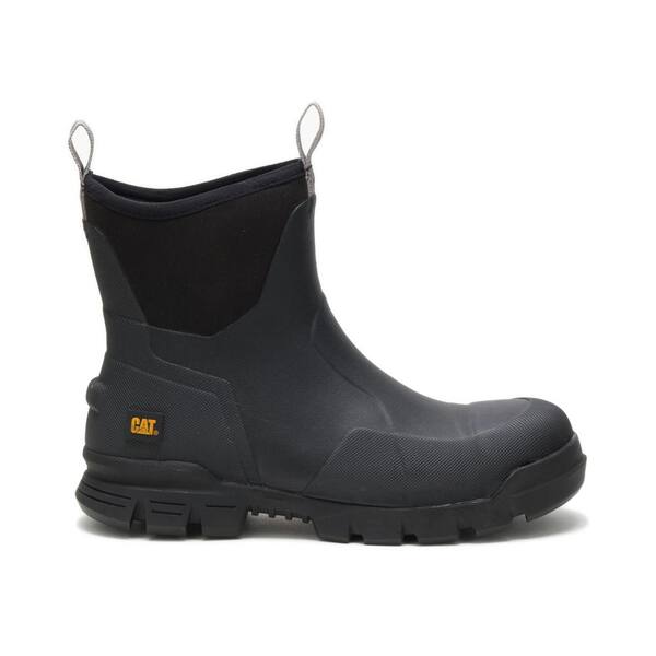 CAT Footwear Men's Size 4 Olive Night Rubber Stormers 6 in. Waterproof Work Boots