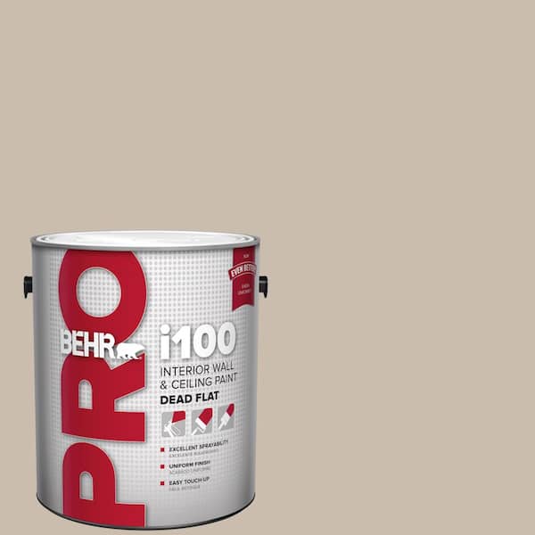 BEHR PRO 1 gal. #PPU5-13 Creamy Mushroom Dead Flat Interior Paint