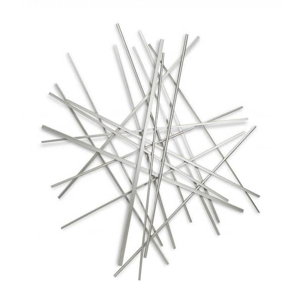 HomeRoots Victoria 33.5 in Silver Wall Architecural Decor