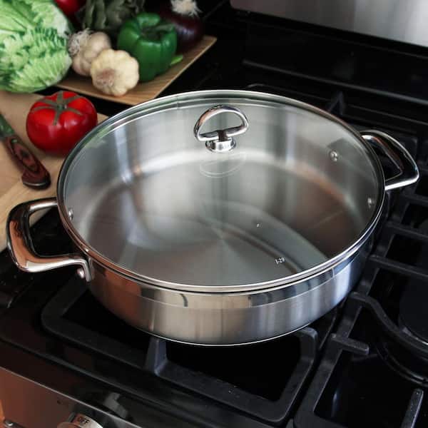Induction 21 Steel Saucepan with Pour Spout and Strainer (2.5 Qt.) – Chantal