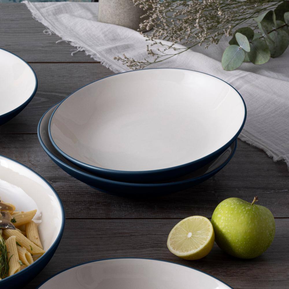 Noritake Colorwave Blue Ceramic 24-Piece Dinnerware Set